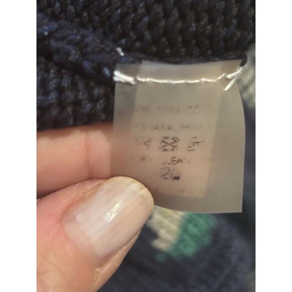 Peruvian Connection South Western Pattern Sweater, Cotton, XL - Picture 6 of 6